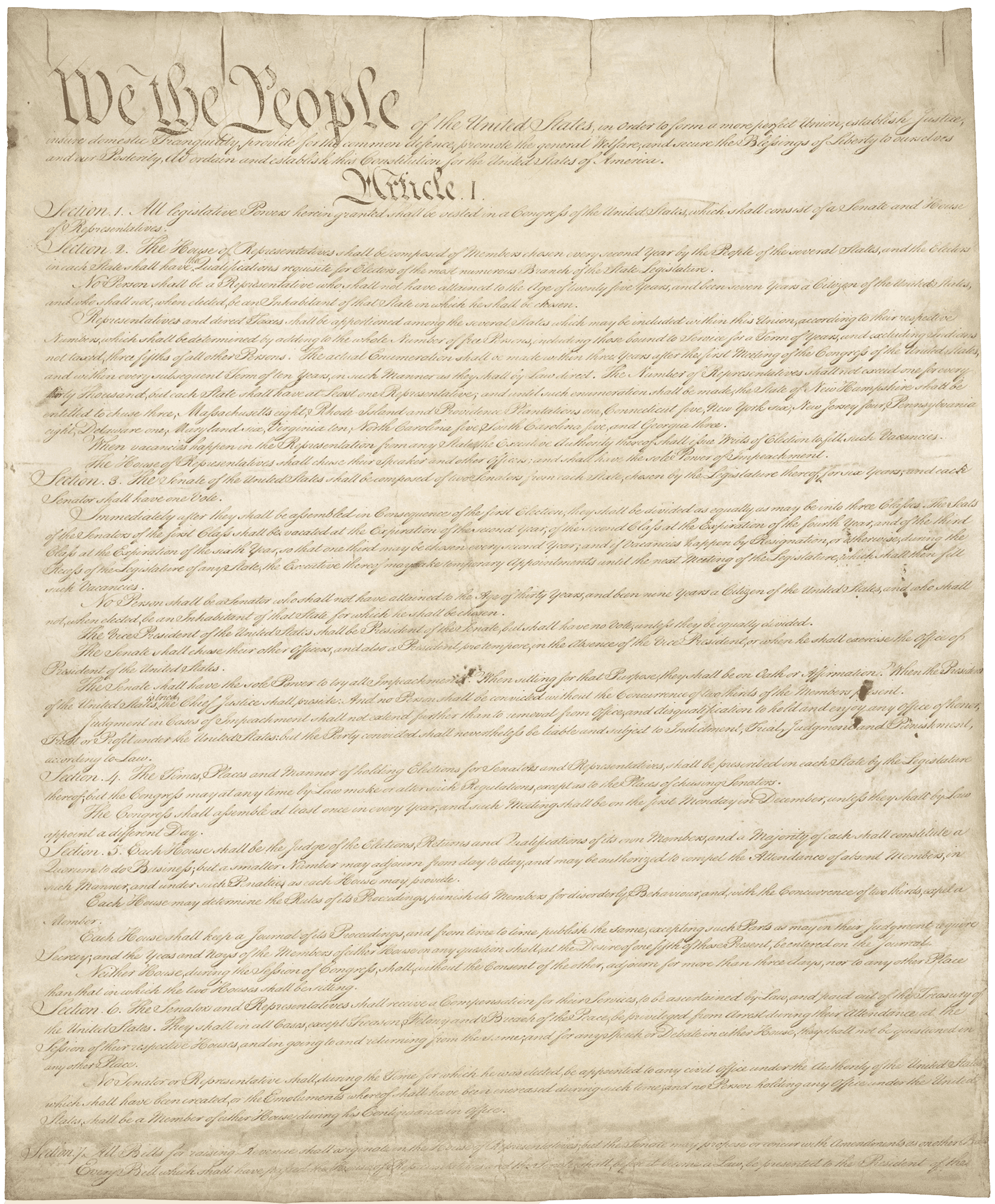 Image of US Constitution