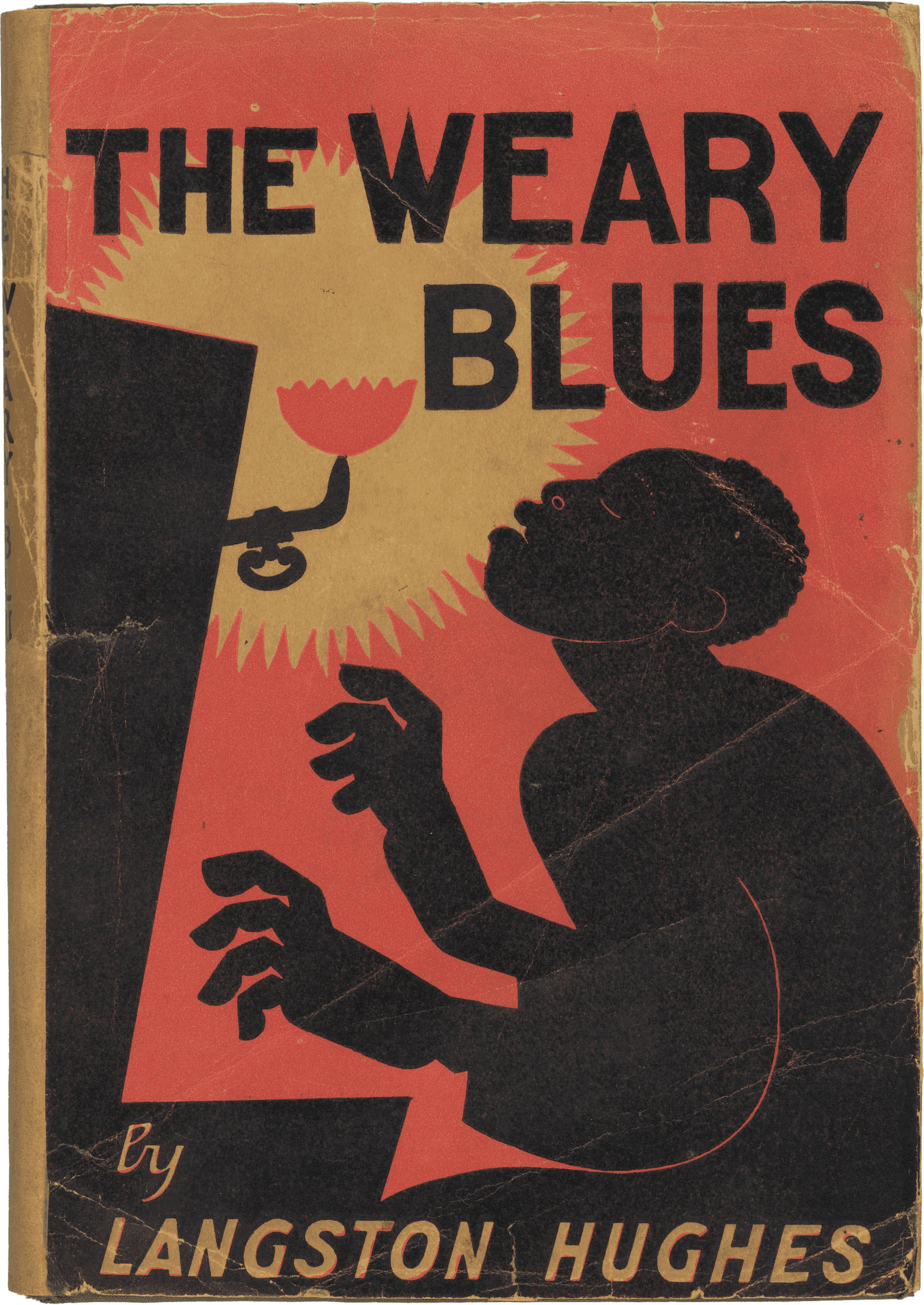 Image of the book cover of The Weary Blues by Langston Hughes.