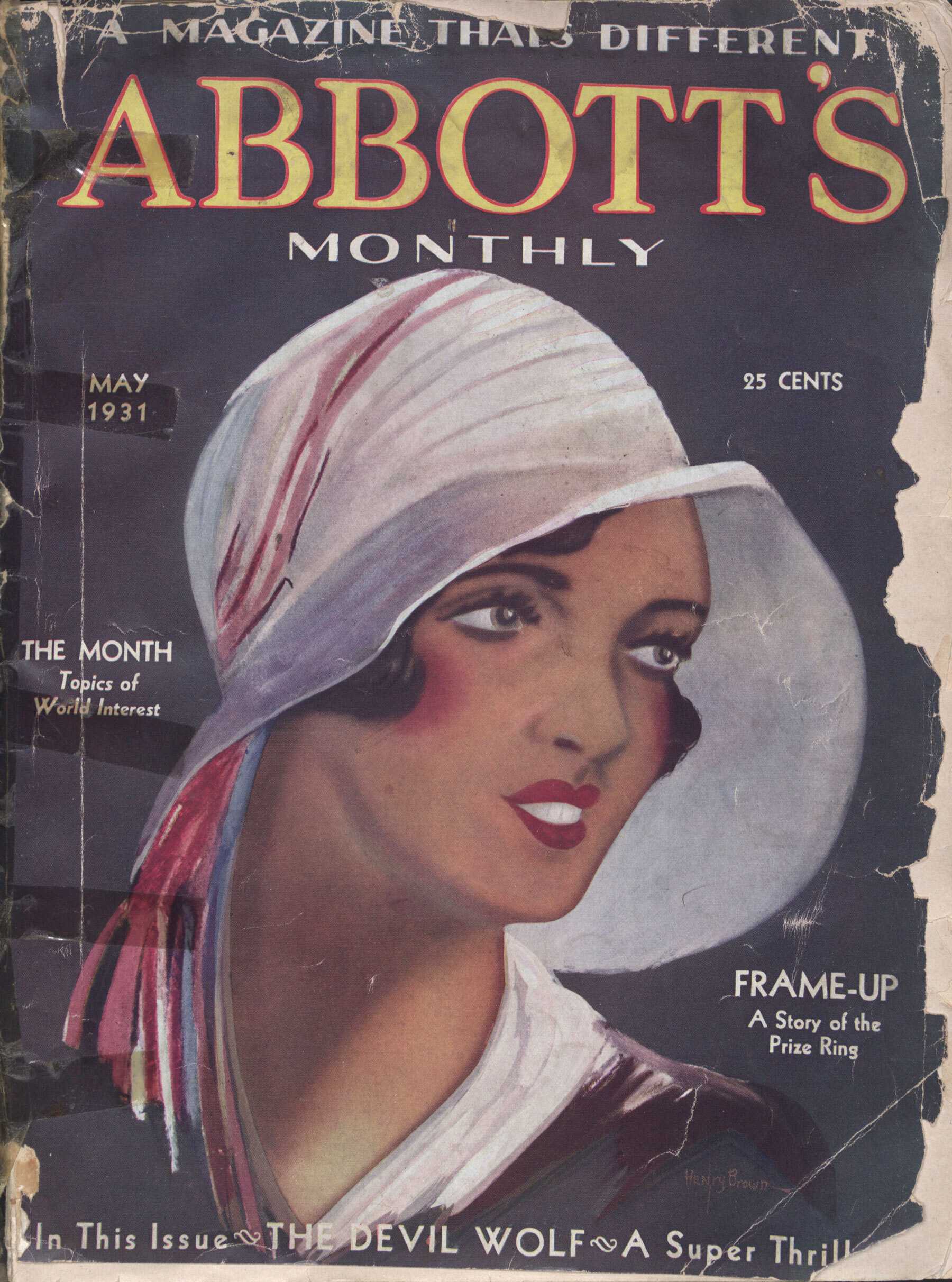 The May 1931 (Vol. II No. 5) issue of Abbott's Monthly.