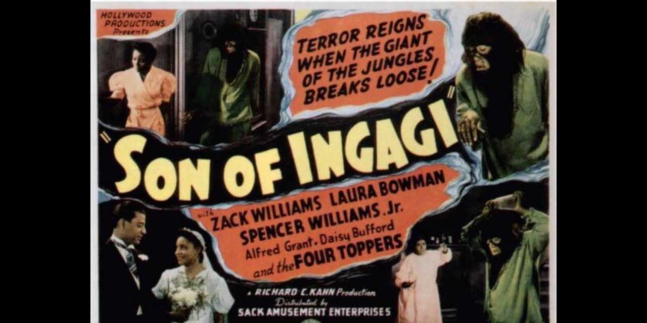 Song of Ingagi Movie Poster with the different still images from the movie.