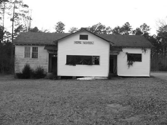 Photograph of Hope School before restoration