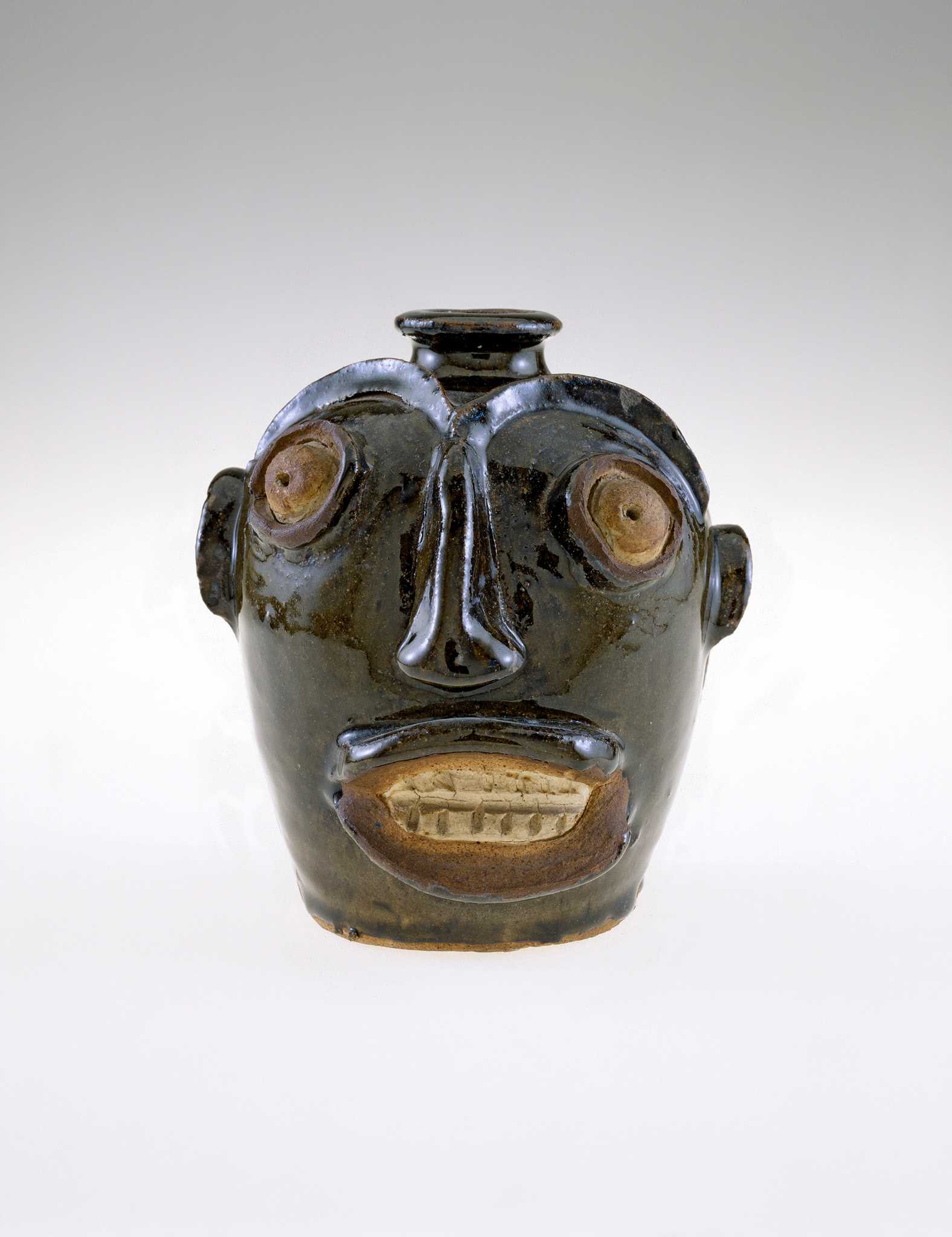 Photograph of face jug