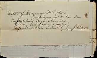 Image of Receipt for purchase of Charlotte Cowen