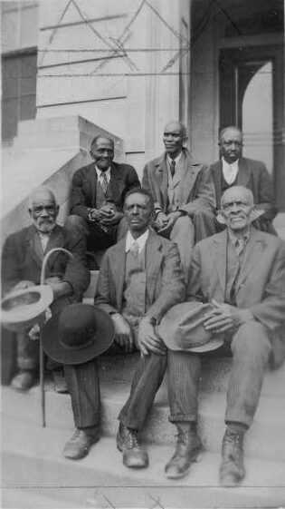 Photograph of formerly enslaved men