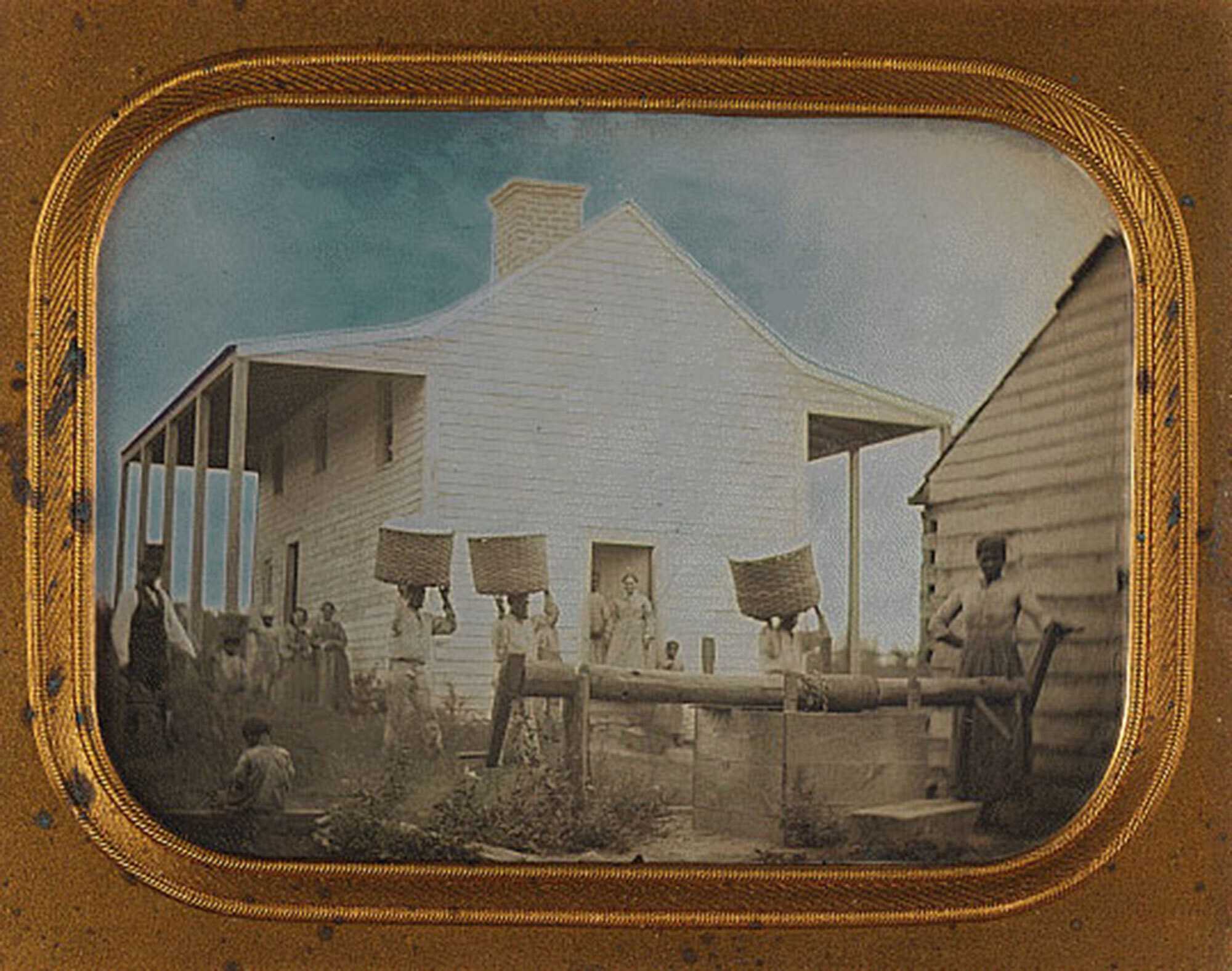 Enslaved People on a Cotton Plantation