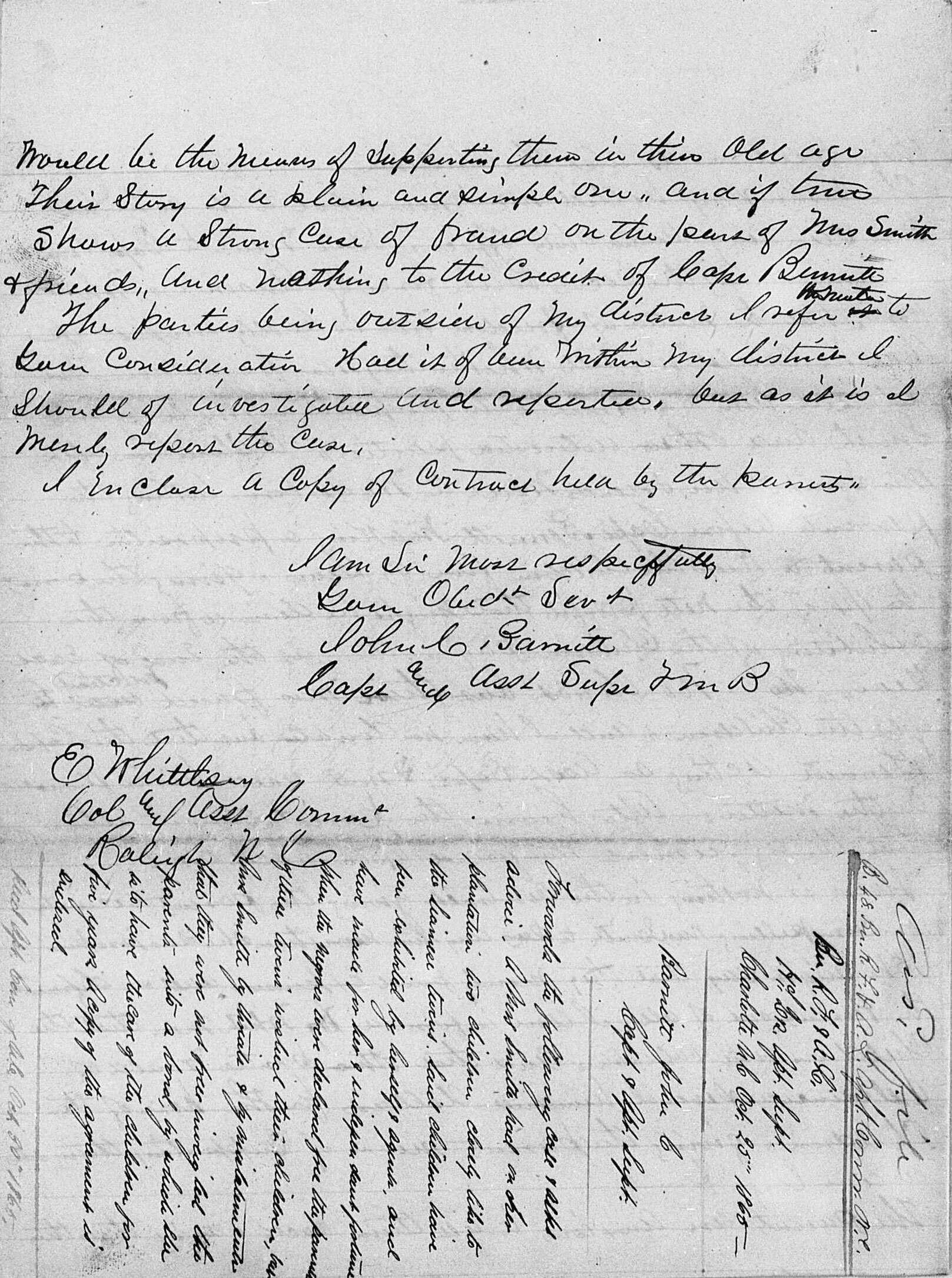 Image of handwritten letter